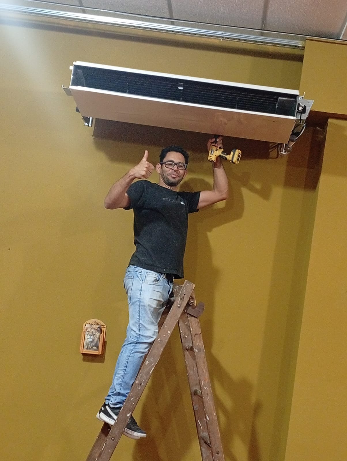 Instalação de ar condicionado Samsung em novo apartamento SP